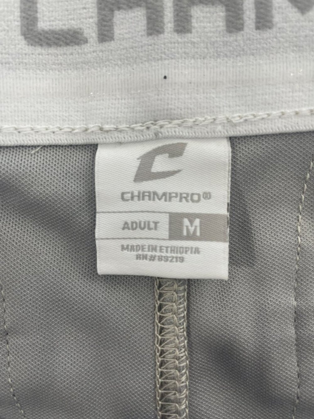 Champro Triple Crown Classic Cut Baseball Pants Gray Navy Piping Men's Sz M NWT - Picture 8 of 13